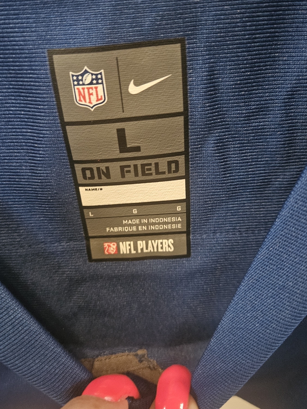 Indianapolis Colts Blue Number 2 Football Jersey - Nike - Picture 6 of 6